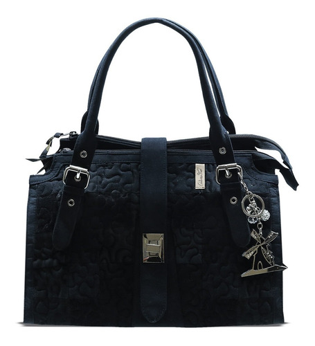 Bolsa Feminina Ombro Nuanda Tansy Patchwork Giulianna Fiori