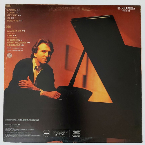 Jose Luis Perales - Con El Paso Del Tiempo Lp