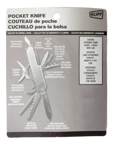 Navaja Camping 11herramientas Acero Inoxidable