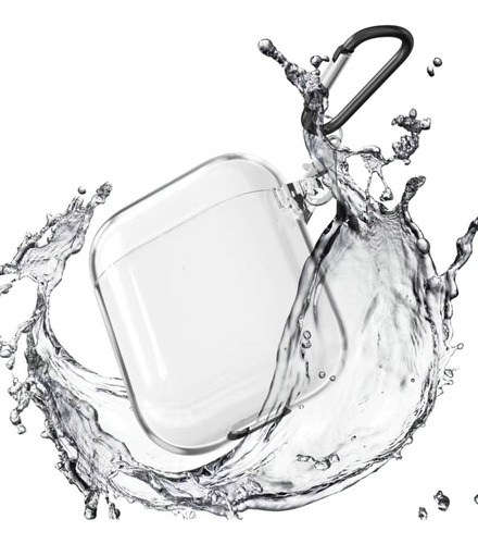 Ustiya funda para AirPods 2 y 1 carcasa protectora color transparente