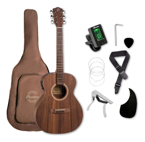 Guitarra Acústica Eléctrica De Viaje Acacia 38». Kit...