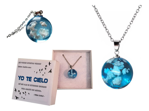 Collar Yo Te Cielo + Estuche De Regalo