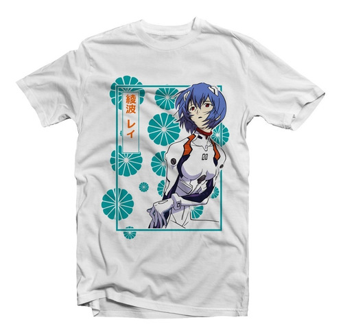 Playera Anime Evangelion Rei Ayanami Nerv V 00-6