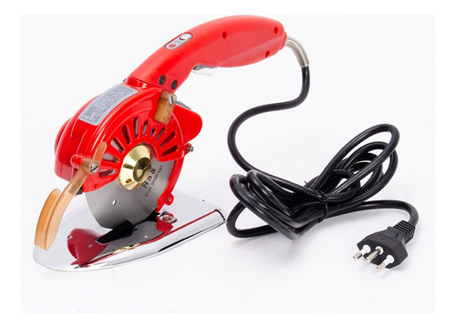 Máquina De Cortar Tecidos Direct Drive 4 Polegadas 200 Watts Cor Vermelho