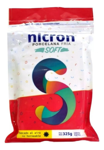 Porcelana Fria Nicron Soft X 325g Blanca X 1 Unidad