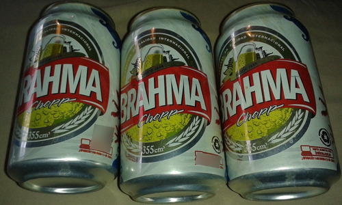 Latas Vacías Cerveza Brahma Coleccionable