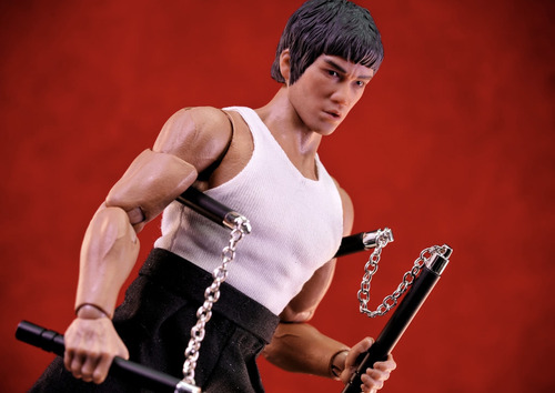 Figura 1/12 Bruce Lee Nwtoys Kung Fu Tipo Mezco (Usado)