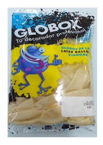 Globo Cristal X 50 Unidades Globox Calidad Decoración