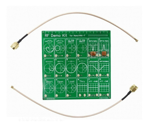 Kit De Demostración De Rf Nanovna Rf Tester Board Atenuador