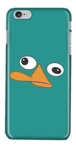 Funda Celular Perry Ornitorrinco Turqueza Caricatura 