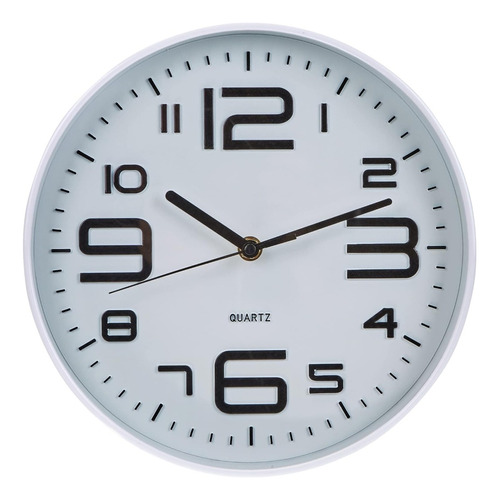 Reloj De Pared C/números 3d, 30 Cm Diámetro -