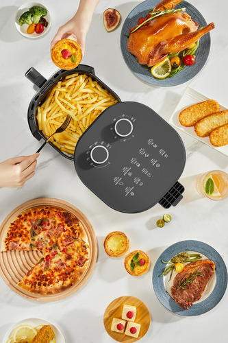 Air Fryer Sem Óleo Duo Analogica 4,2 Litros Com Visor 220v