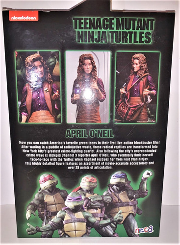 Set April O'neil Y Casey Jones Tmnt Pelicula 1990 Neca Nuevo (Usado)