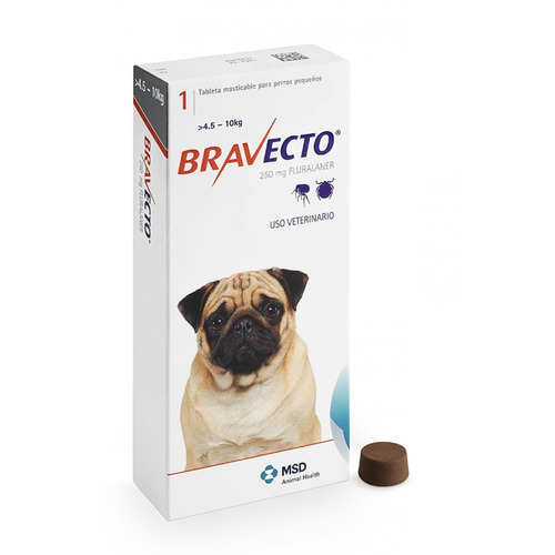 Bravecto Antipulgas Perro Masticable 4.5 A 10 Kg Envío Grati