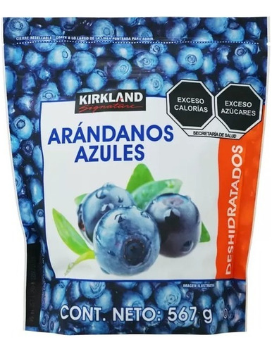 Arándanos Azules Enteros Deshidratados 567g Kirkland Msi