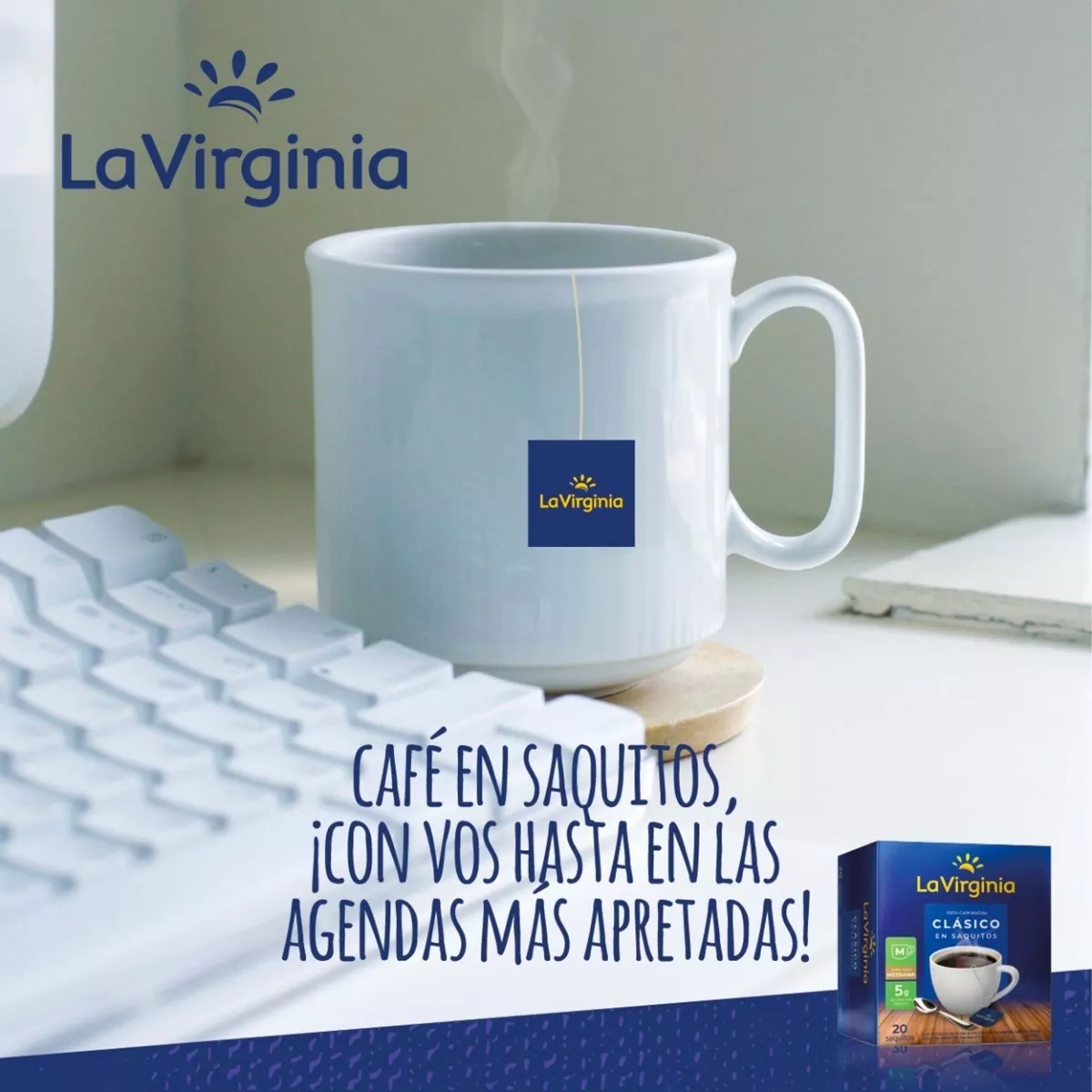 Tercera imagen para búsqueda de cafe caja x 20 saquitos la virginia comestibles infusiones