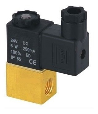 Válvula Solenoide 2/2 Electrovalvula P Fluidos Diafragma 1/8