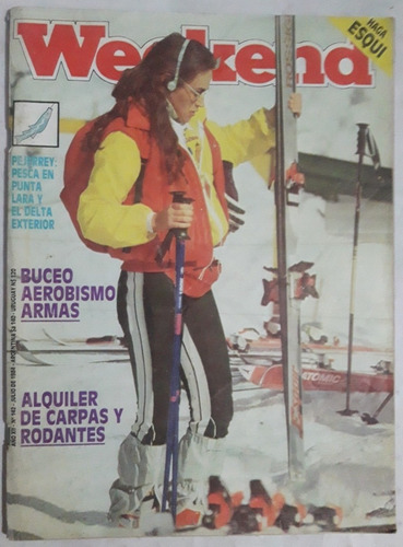 Revista Weekend N° 142 Julio 1984 Caza Pesca Esqui Buceo 