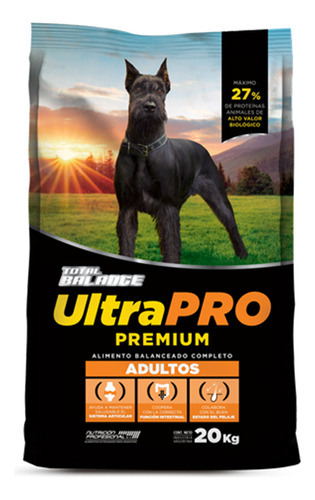 Alimento Total Balance Ultra Pro para perro adulto en bolsa de 20 kg