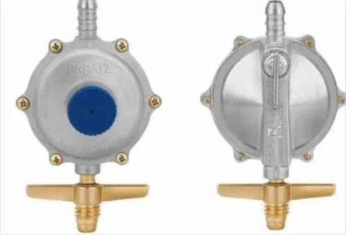 Imagem 2 de 2 de Regulador De Gas Papaiz Com Mangueira 80cm 1kg