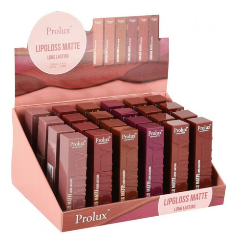 Labial Liquido Matte De Larga Duración Gama B Prolux Bordó