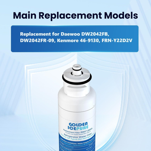Filtro De Agua Repuesto Rwf1300a Para Daewoo Kenmore 469130