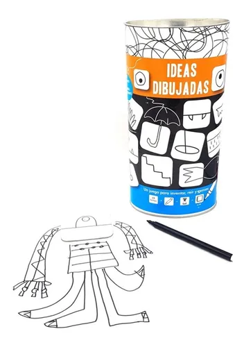 Ideas Dibujadas Juego Para Inventar Y Pensar 48 Fichas Jc