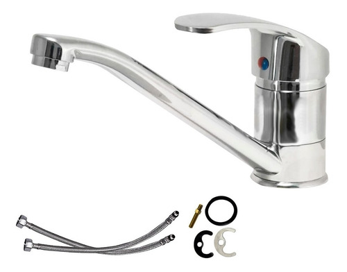 Canilla Griferia Monocomando Cocina Mesada Pico Largo Oferta