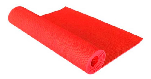 Imagen 1 de 4 de Colchoneta Mat Yoga 4mm Pilates Fitness Enrollable Texturada
