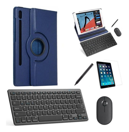 Capa 360 Azul Tecl, Mou, Pel, Stylus P/galaxy Tab S8 X706