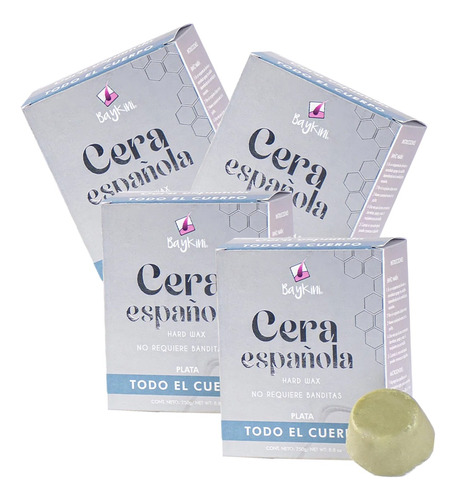 Cera Española Baykini Plata Para Piel Sensible  1 Kilo