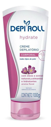 Creme Depilatório Corporal Hydrate Algodao 100g Depi Roll