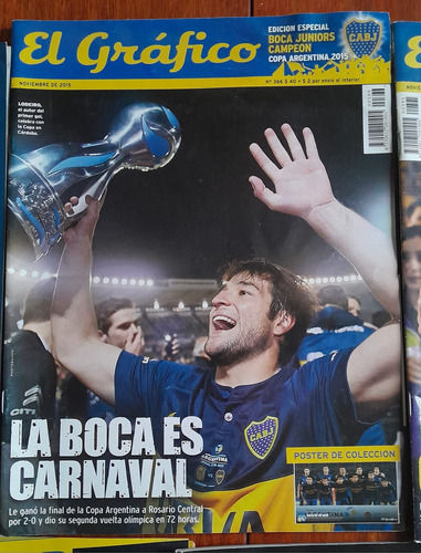 Lote De 7 Revistas, Boca, Grafico, Ole, Solo Boca (Usado)