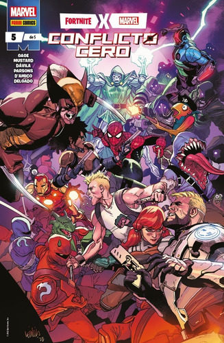 Imagen 1 de 1 de Fortnite X Marvel: Conflicto Cero Tomo 5