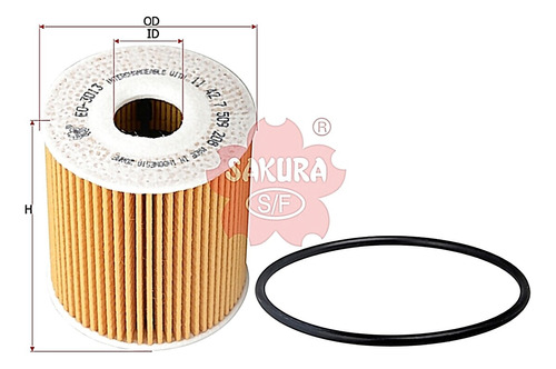 Filtro Aceite Fiat Palio L4 1.6l 14 16 Sakura 8640057