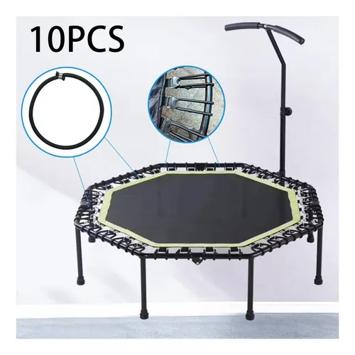 10 Piezas Trampolín Termina Elástica De Aluminio Cord De De