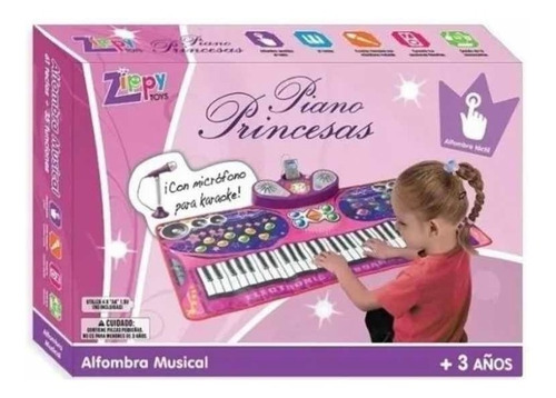 Alfombra Musical Piano Princesas Zippy Toys(caja Dañada)