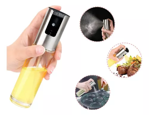  Spray Pulverizador para cocinar. Vaporizador, Dosificador de  Aceite de Oliva, Vinagre y Limon. : Hogar y Cocina