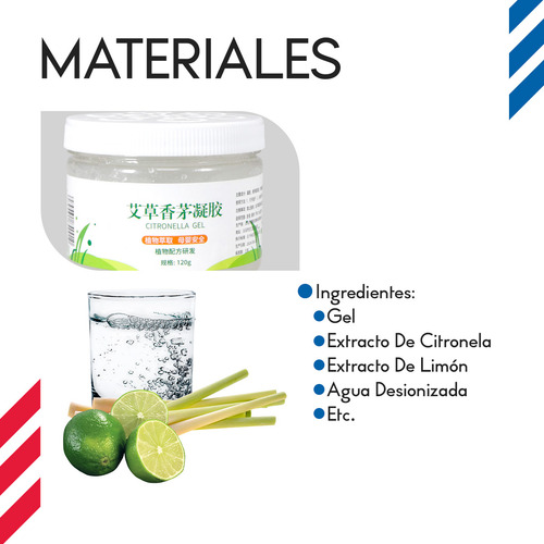 Repelentes De Mosquitos Insectos Diler Natural En Gel No Toxico Para Ambiente Aroma Fresco De Citronela