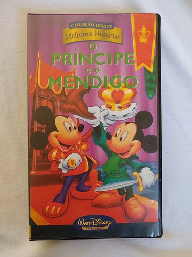 Vhs Desenho O Príncipe E O Mendigo