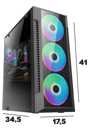 Pc Gamer Completo I5/8gb/hd1tb/vídeo2gb/monitor E Kit Gamer