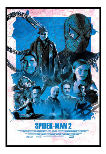 Cuadro Premium Poster 33x48cm Old Spiderman Parte Dos