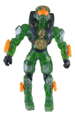 Figura Muñeco Juguete Halo Master Chief Fosforescente Luz