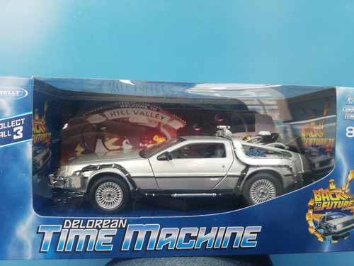 Delorean Time Machine Back To The Future Parte 2 1/24 Welly
