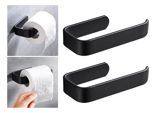 2x Estante Para Soporte De Papel Higiénico Gancho De