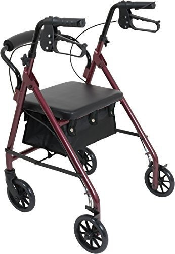 Andador Caminador De Aluminio Resistente Bariátrico 113 Kgs