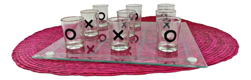 Juego Gato Shots/drinks/chupitos. Shot Glass Tic Tac Toe