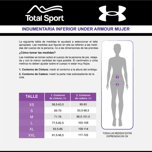 Under Armour Calza Motion Ankle Leg - Mujer - 1369488001