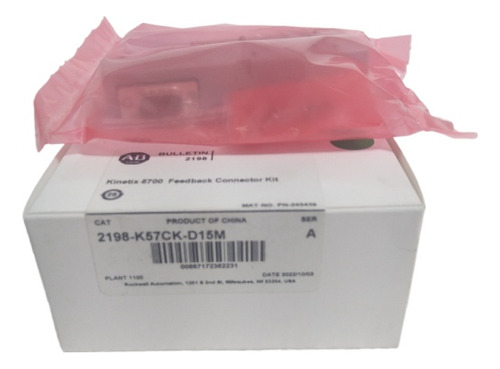Allen-bradley 2198-k57ck-d15m Conector Feedback Kinetix 5700