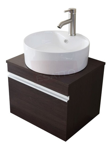 Esatto® Mueble Baño Dbta Rondo Satin Lavabo Ovalin Llave